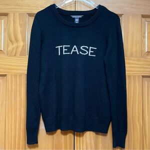 Victoria’s Secret Black Tease Sweater with a Touch of Cashmere Size Small